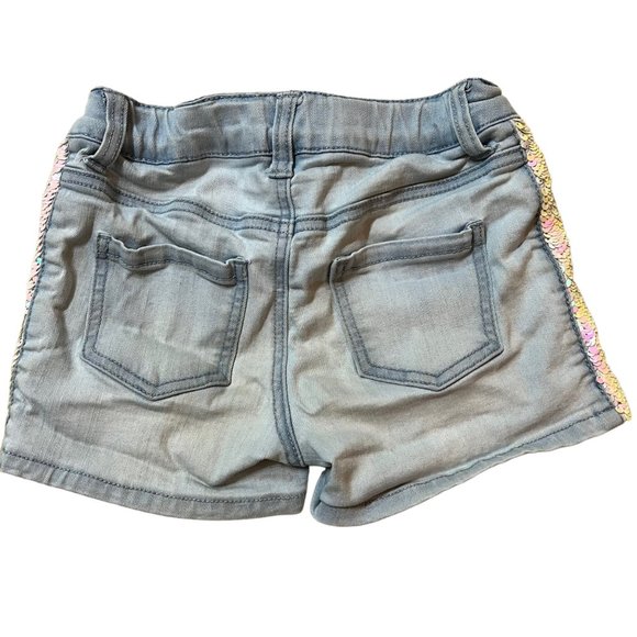 Cat & Jack Girls Sparkly Sequin Shorts Sz M 7/8 Set of 3 - Picture 7 of 8